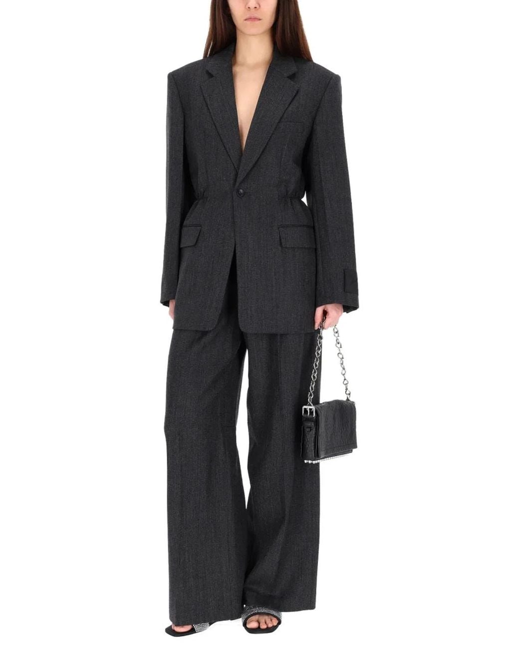 Alexander Wang Blue Tailored Pants