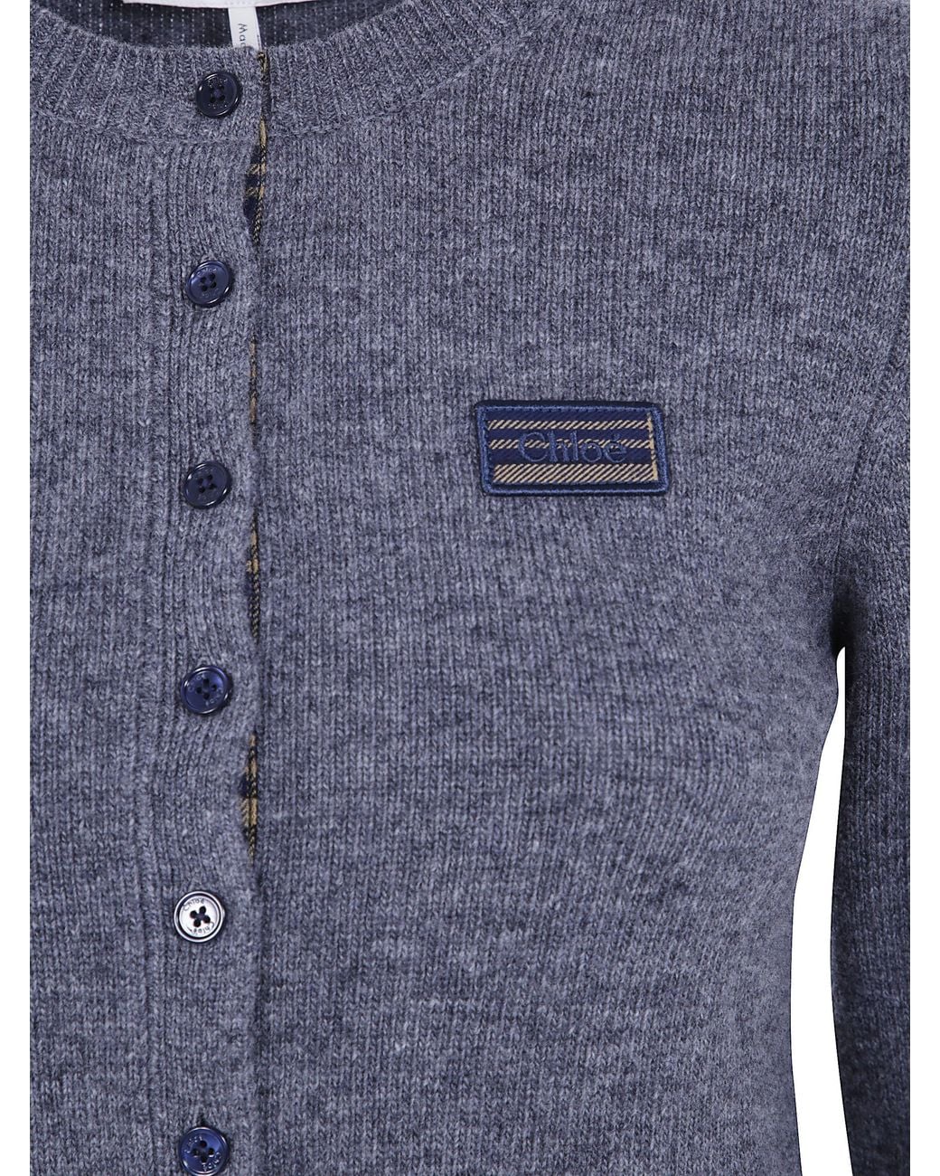 Chloé Blue Classic Cardigan