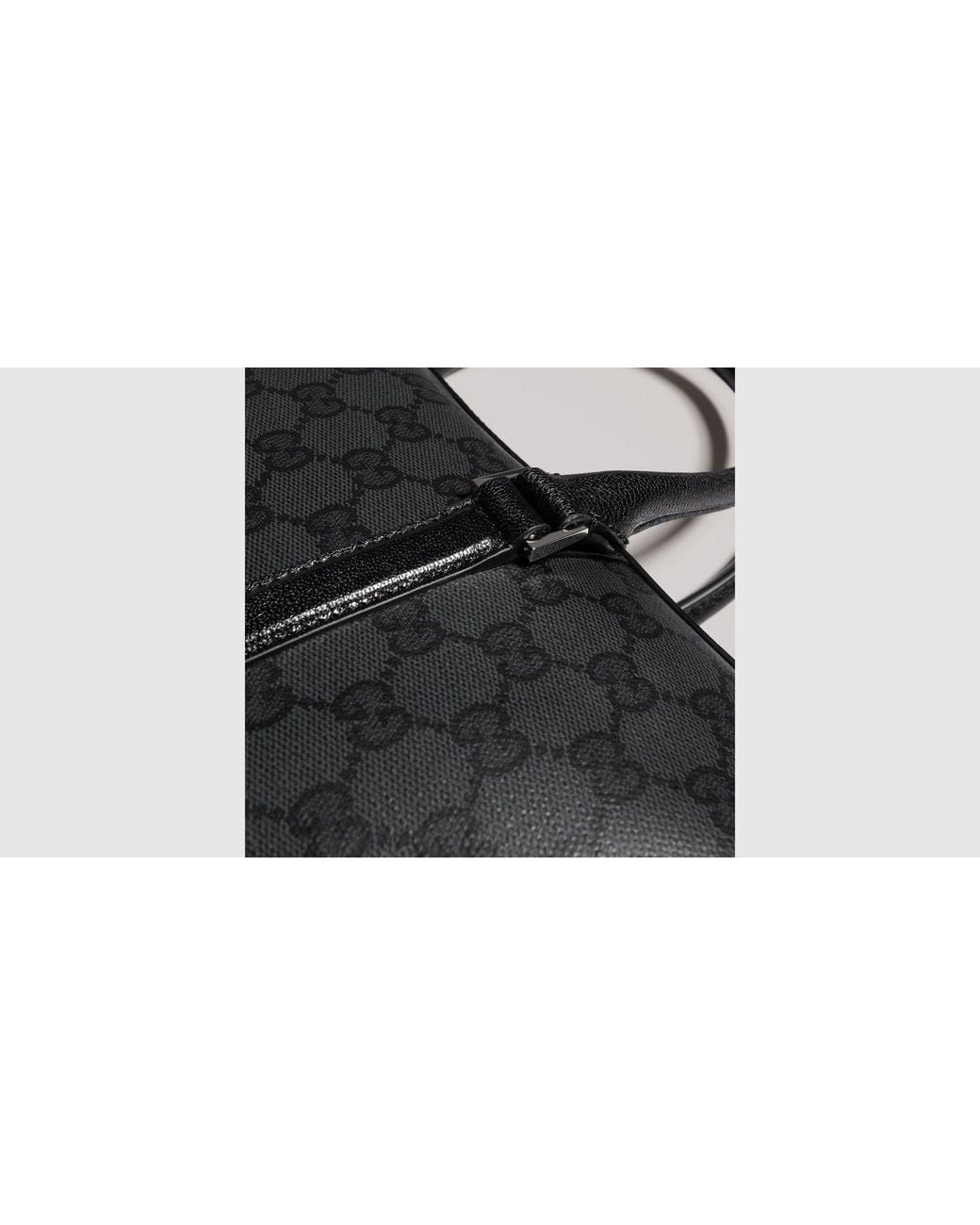 Gucci Black Gg Canvas Backpack for men