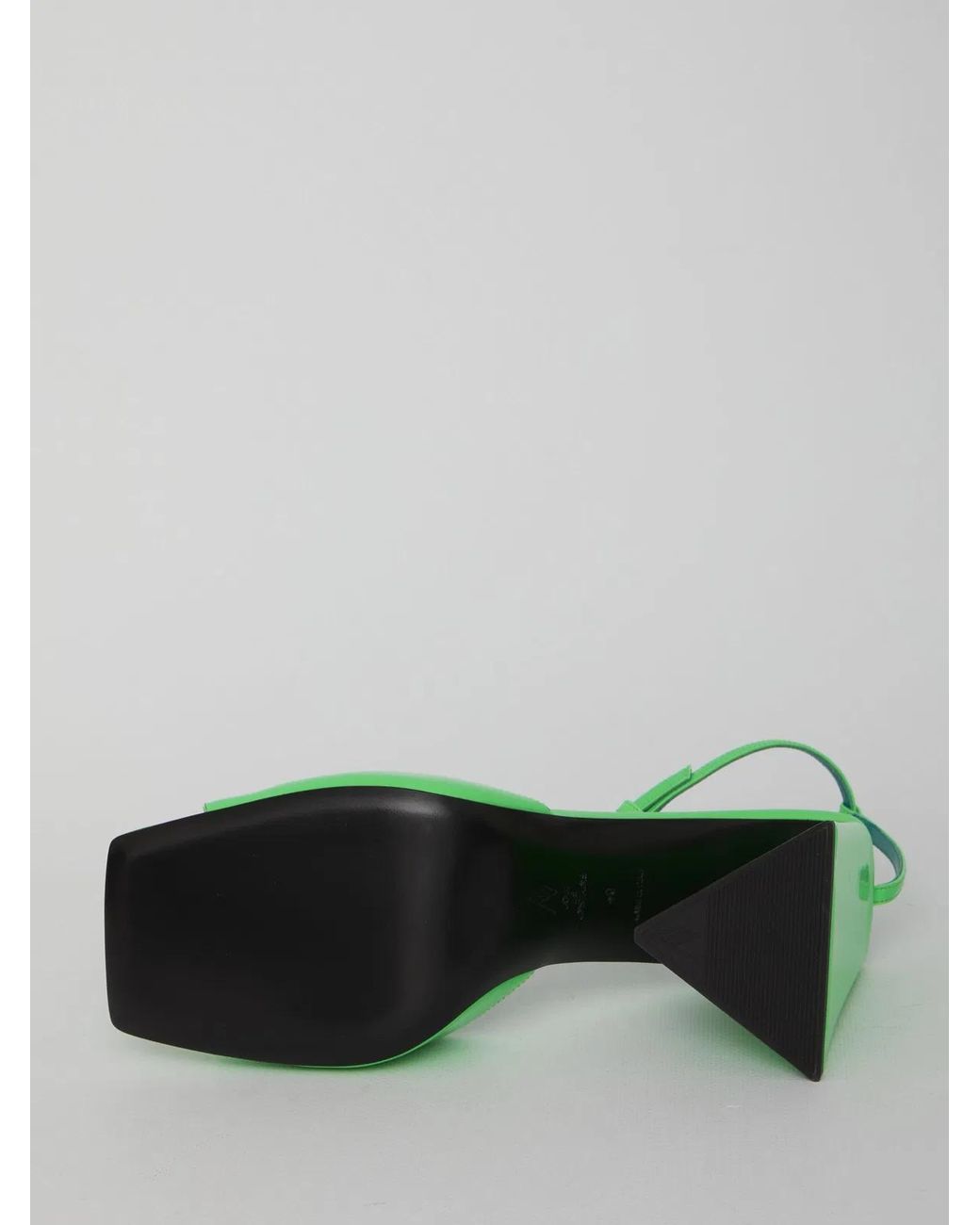 The Attico Green Piper Sandals