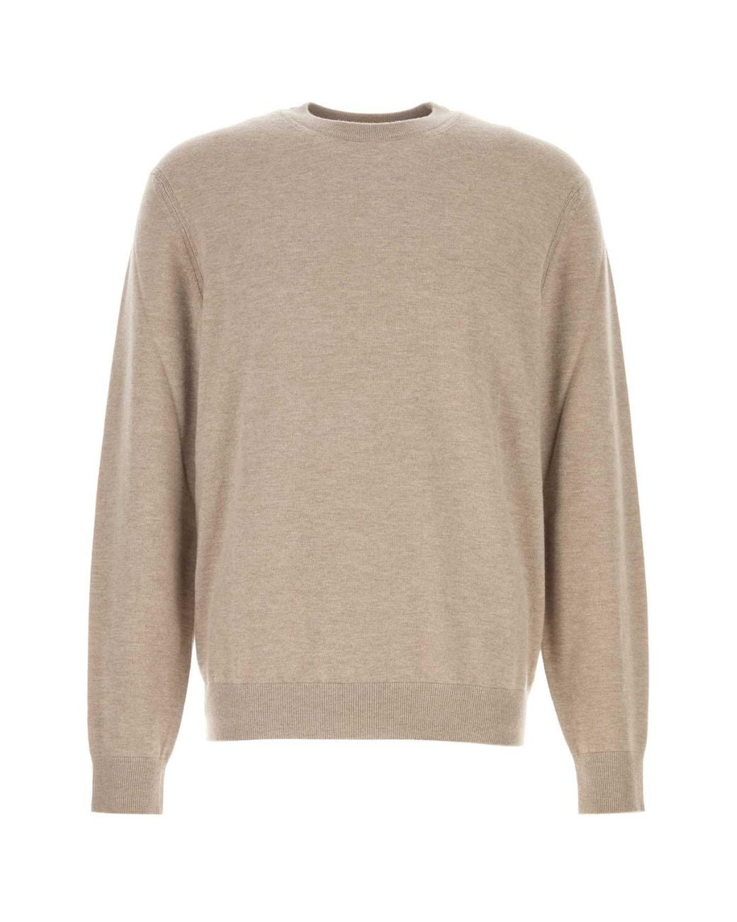 Zegna Natural Sand Cashmere Sweater for men