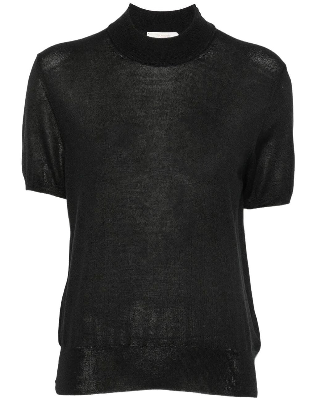 Zanone Black Top Lupetto A Mezza Manica