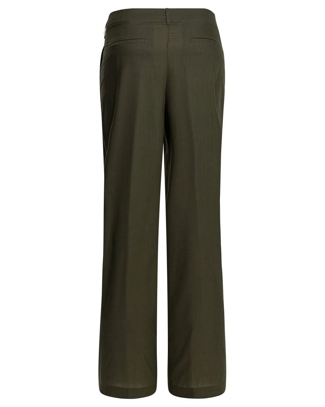 Herno Green Wool Tailored Pants