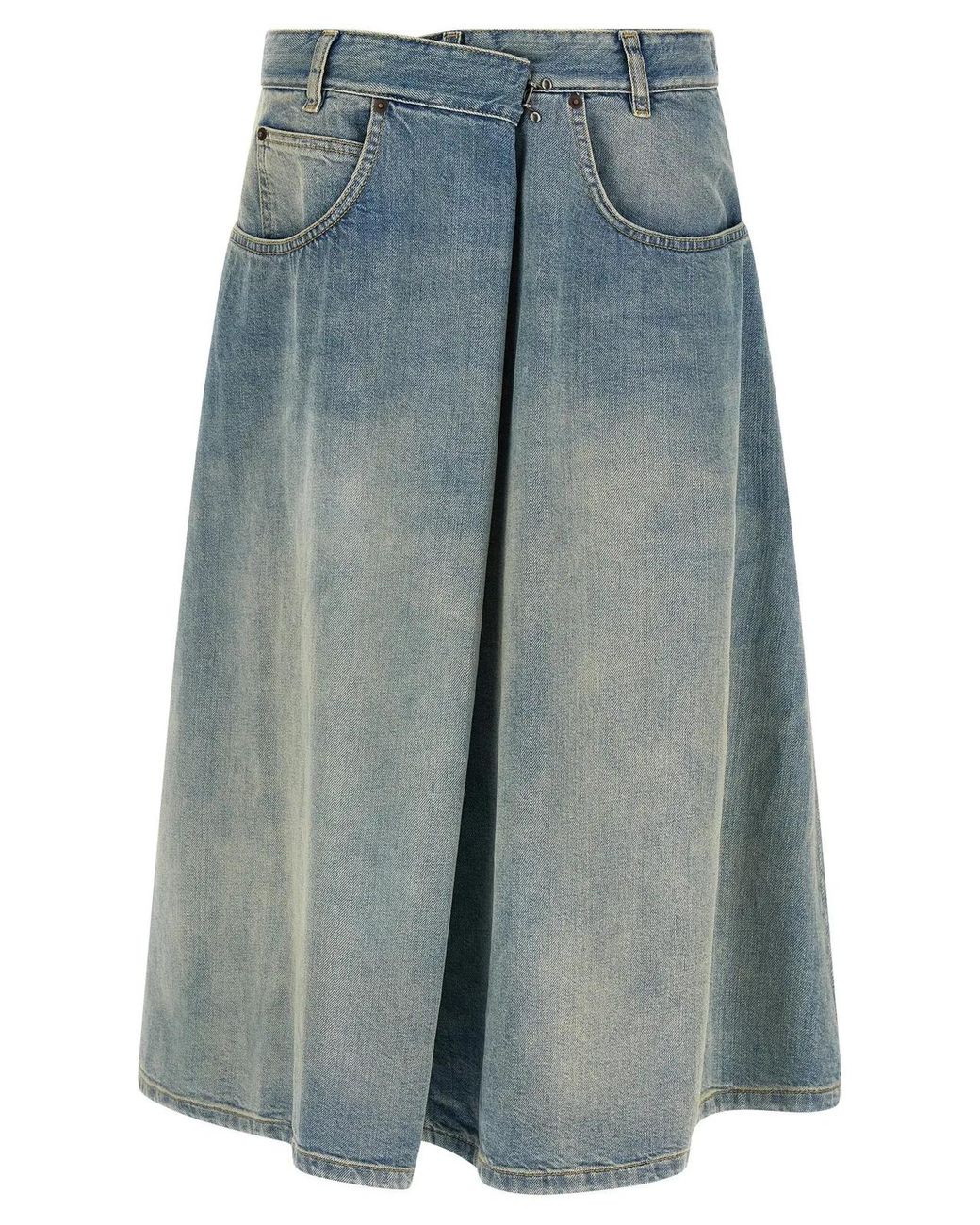 Maison Margiela Blue Wrap Skirt