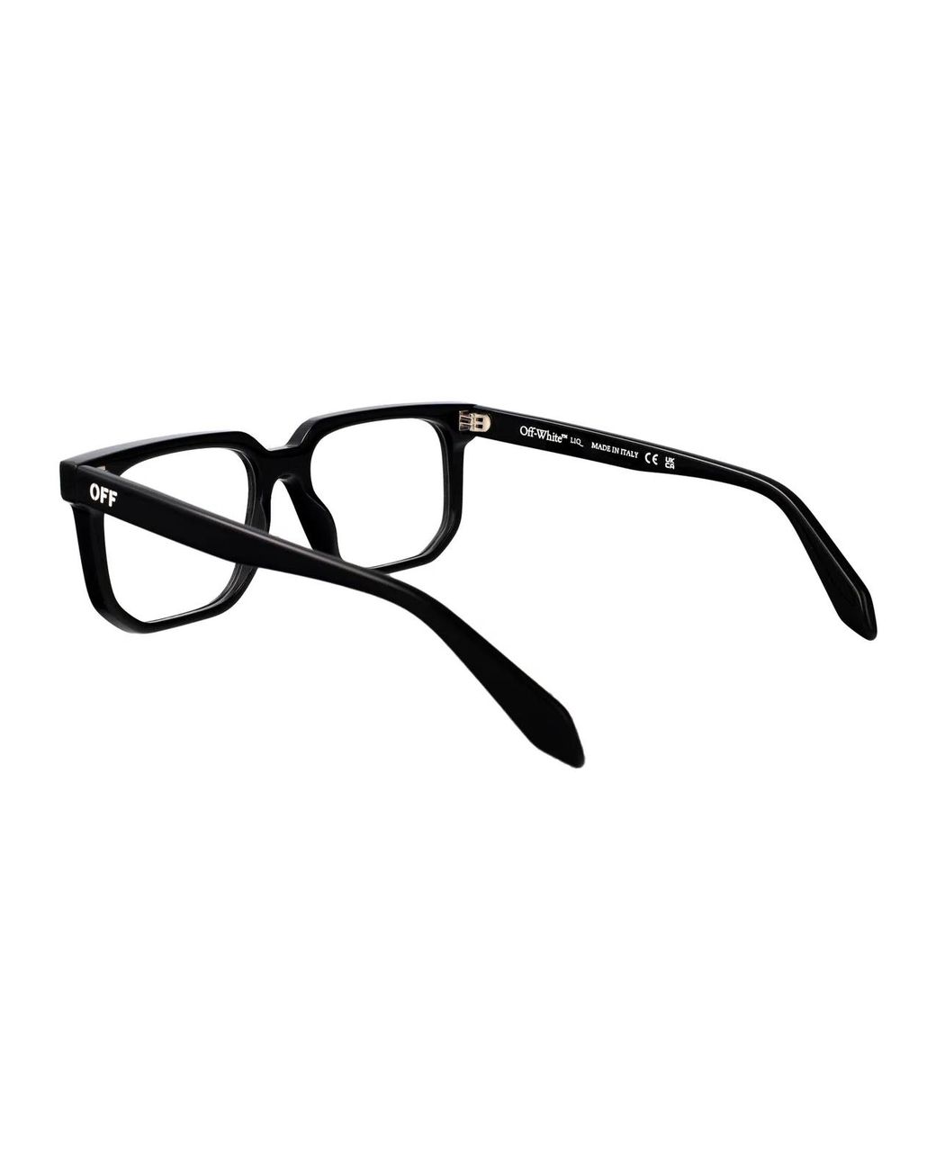 Off-White c/o Virgil Abloh Black Shiny Acetate Glasses
