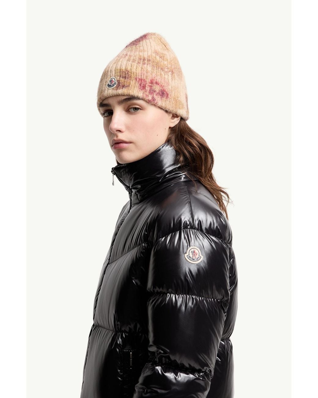 Moncler Black Harfang Hooded Long Down Coat