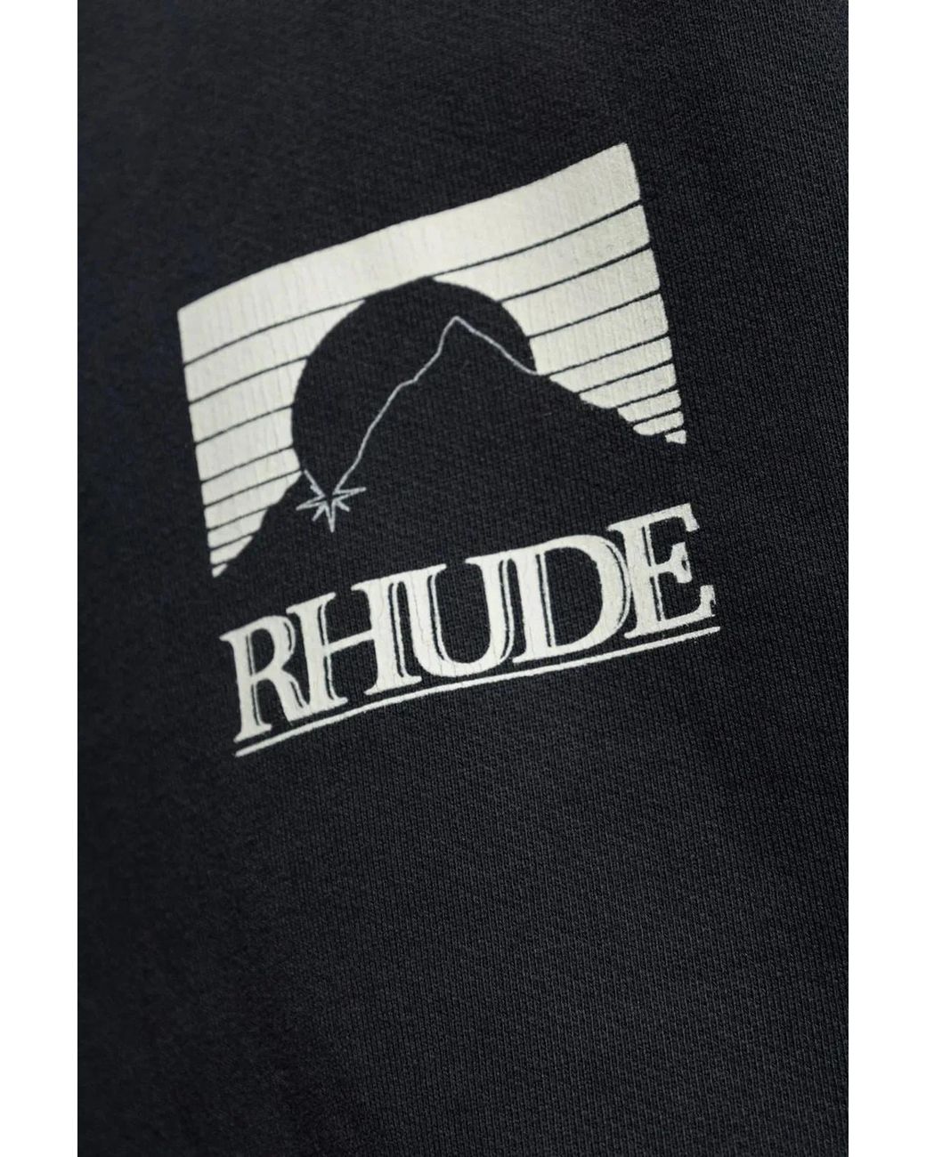 Rhude Blue Sweatshirt With Logo for men
