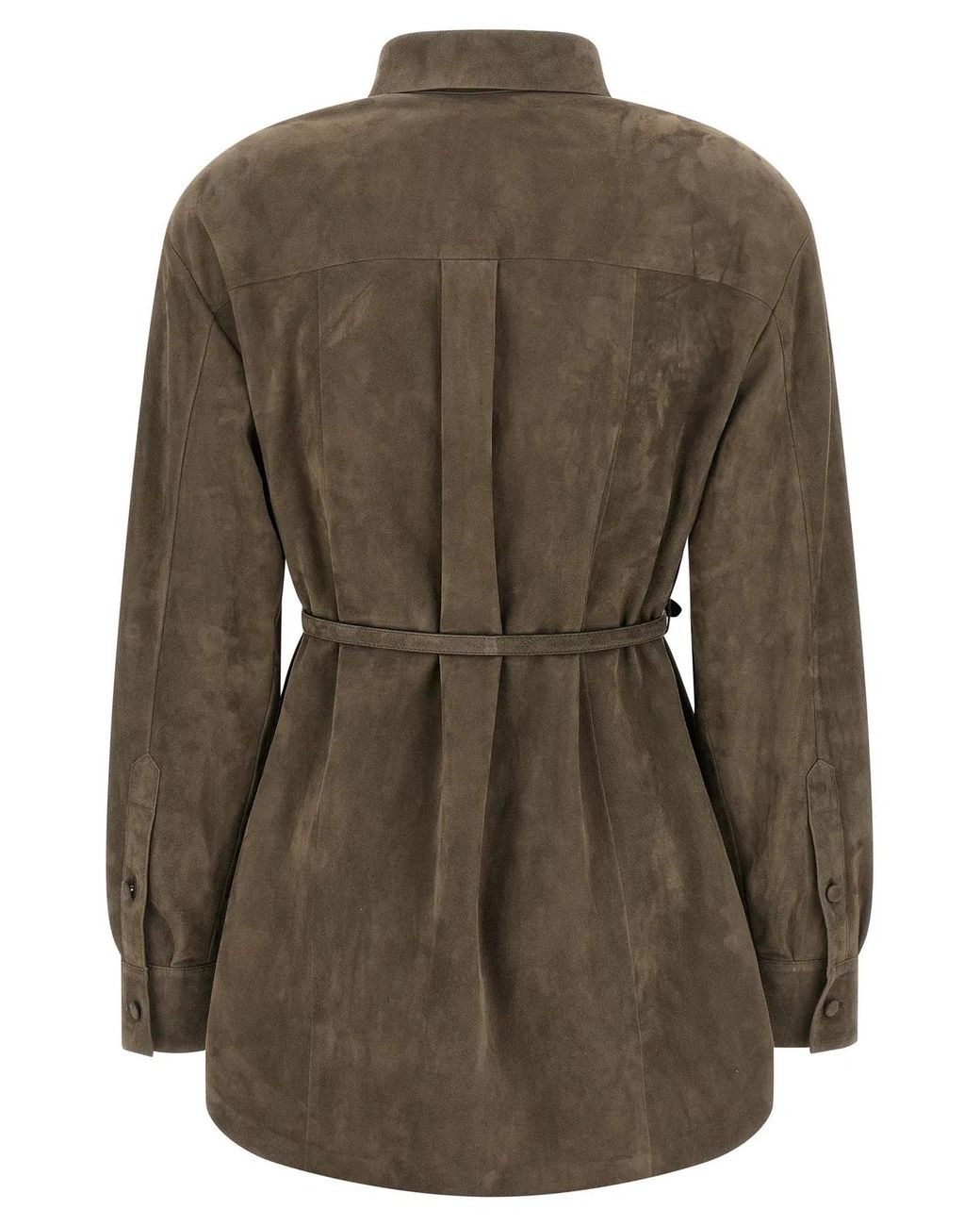 Fendi Green Suede Shirt