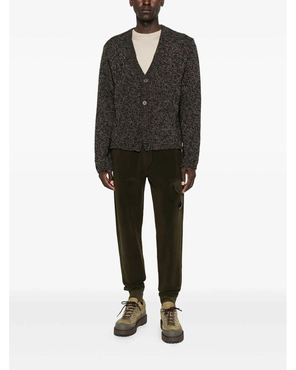 C P Company Black C.P.Company Ivy Cotton Pants for men