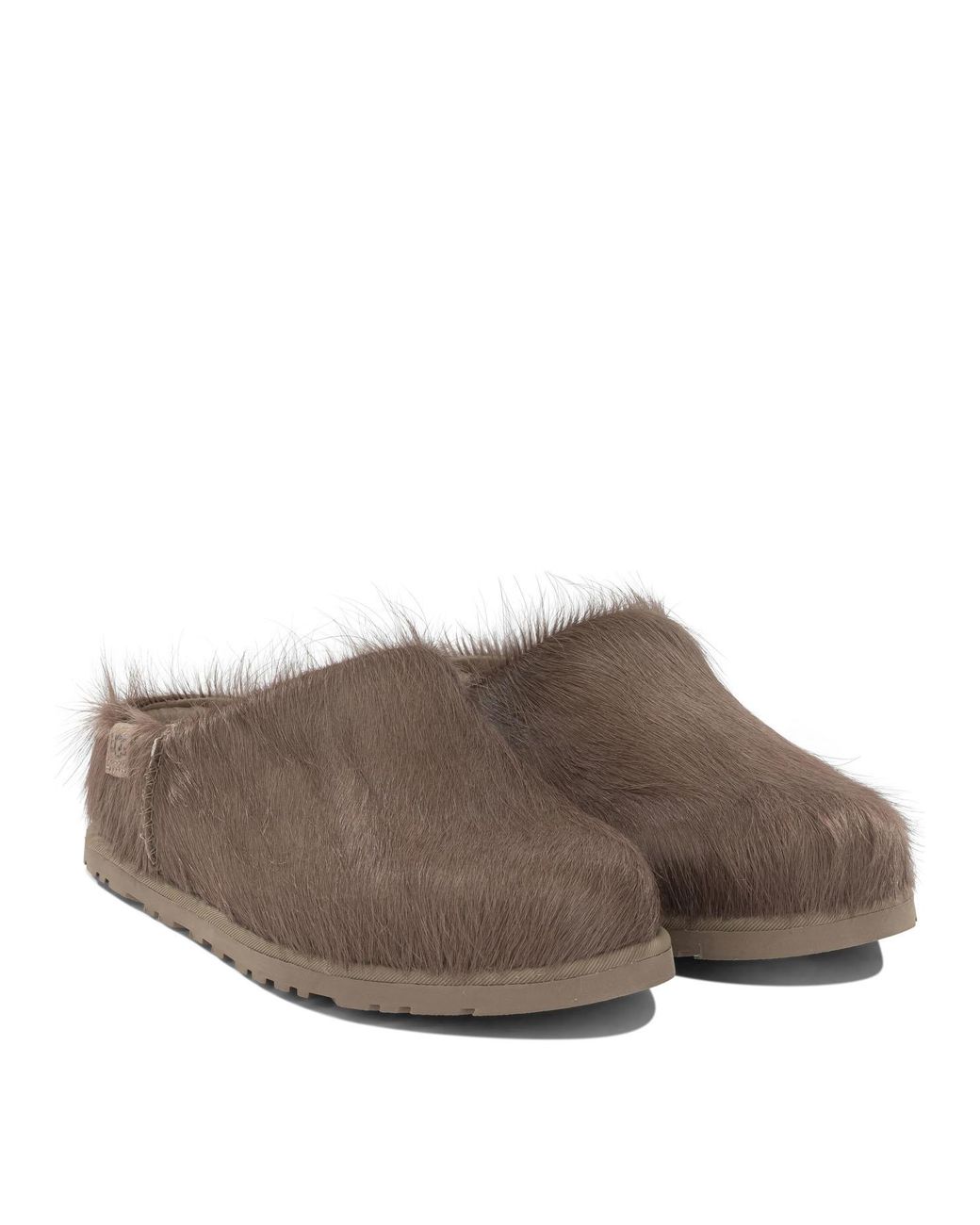 Ugg Brown "Otzo Hair" Clogs