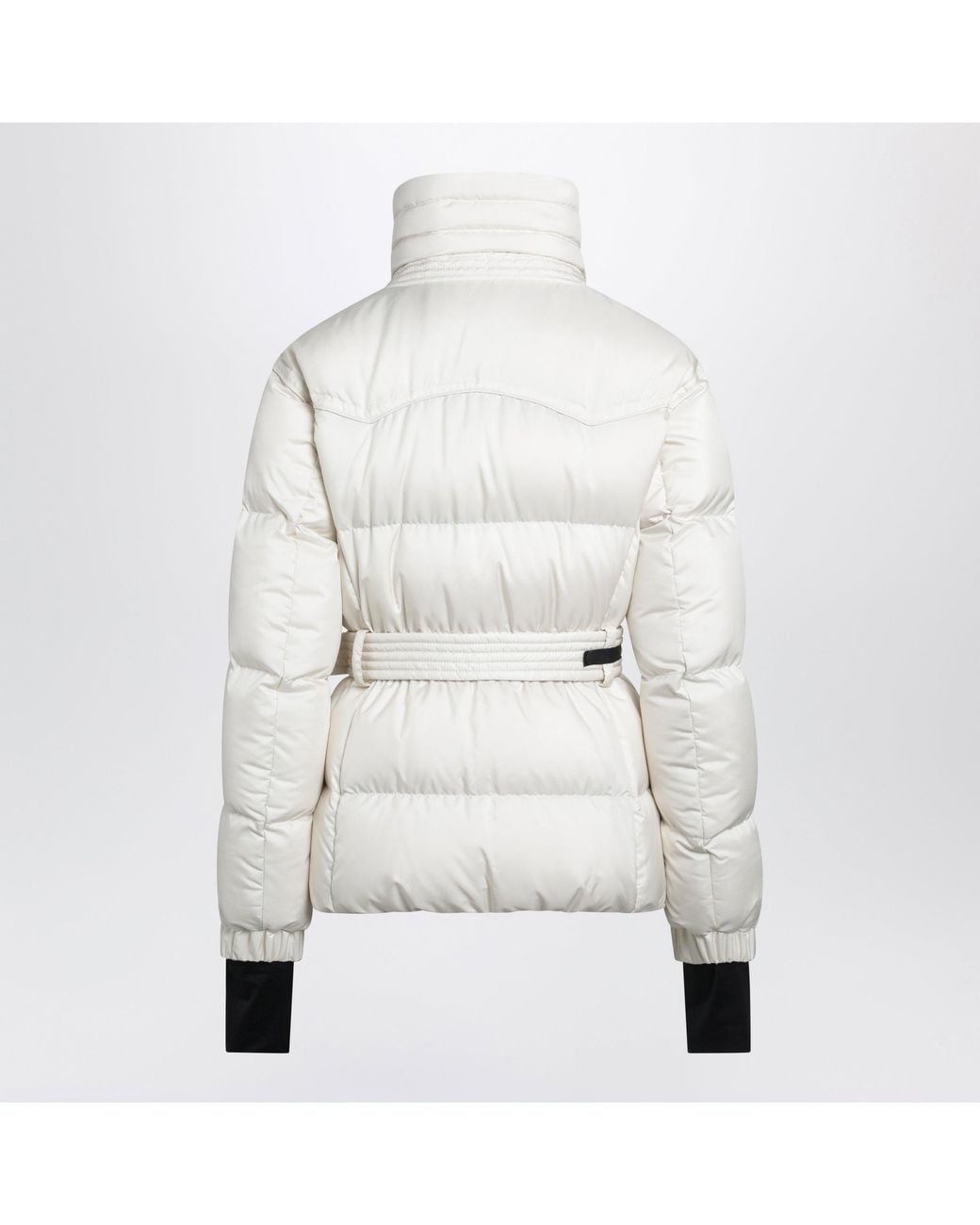 Moncler White Karshi Polyester Ski Jacket