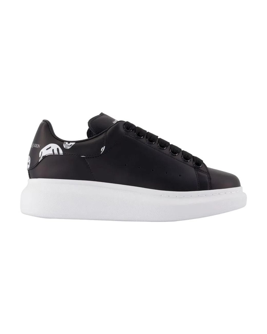 McQueen Black Oversized Sneakers