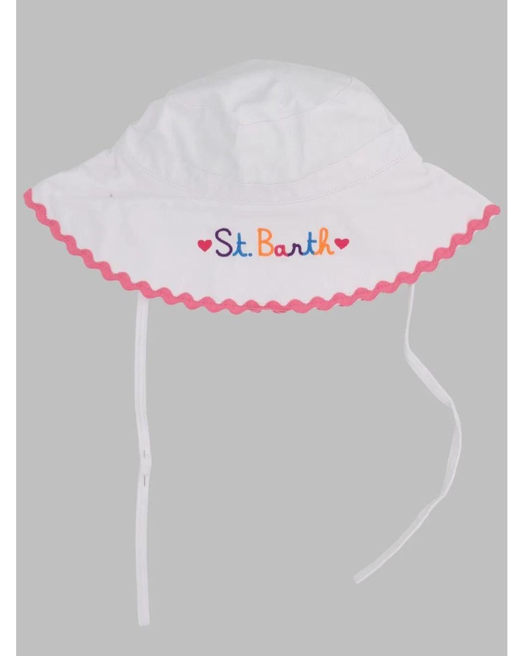Mc2 Saint Barth Pink Dottand Kids Cotton Bucket Hat