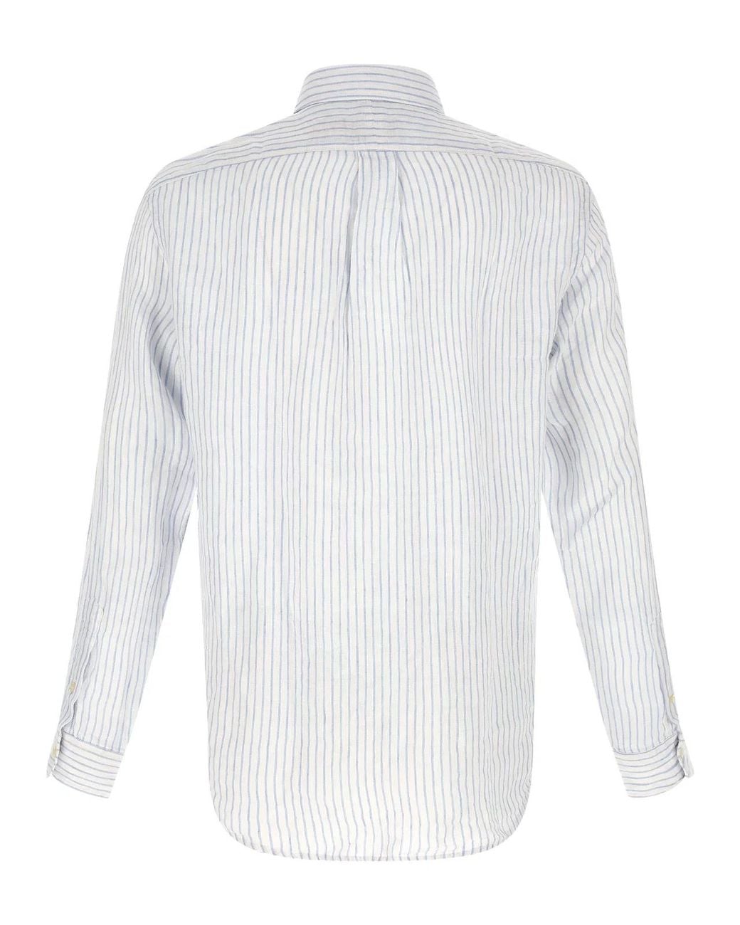 Polo Ralph Lauren White Regular Stripes Shirt for men