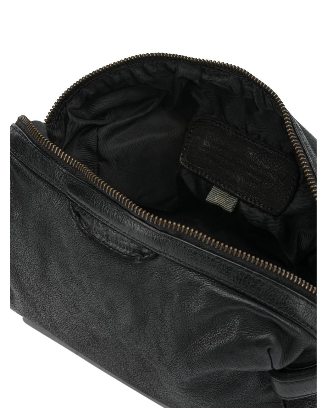 Officine Creative Black "Helmet 054" Clutch