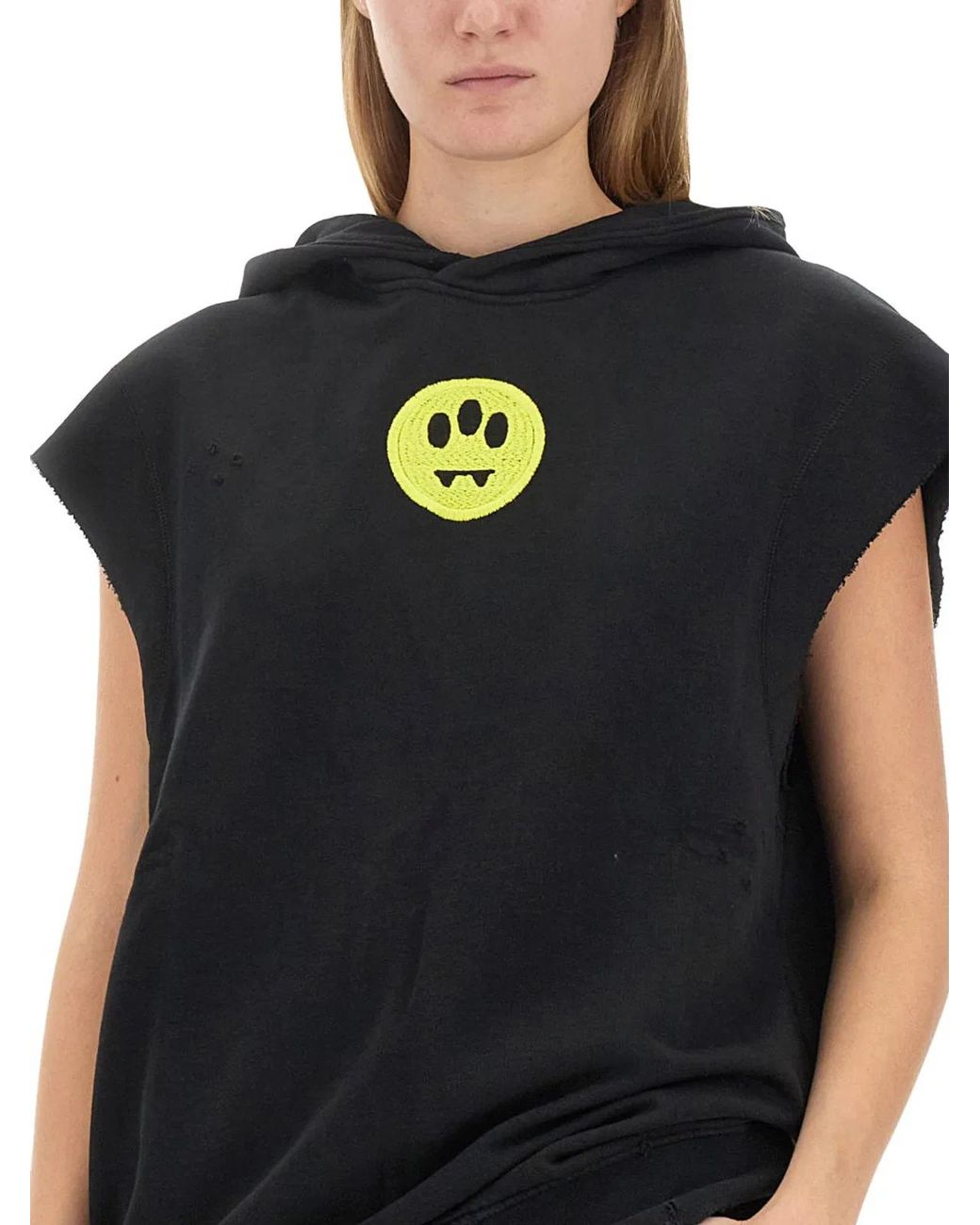 Barrow Black Sweatshirt With Logo