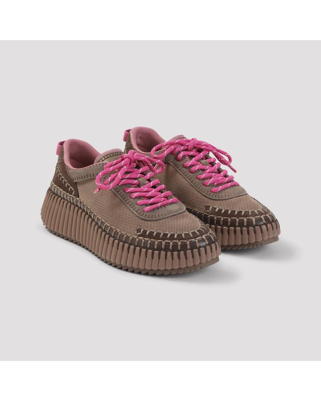 Chloé Brown Darkness Nama Sneakers