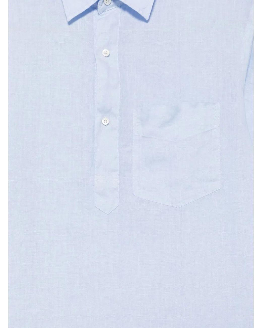 Aspesi White Linen Shirt for men