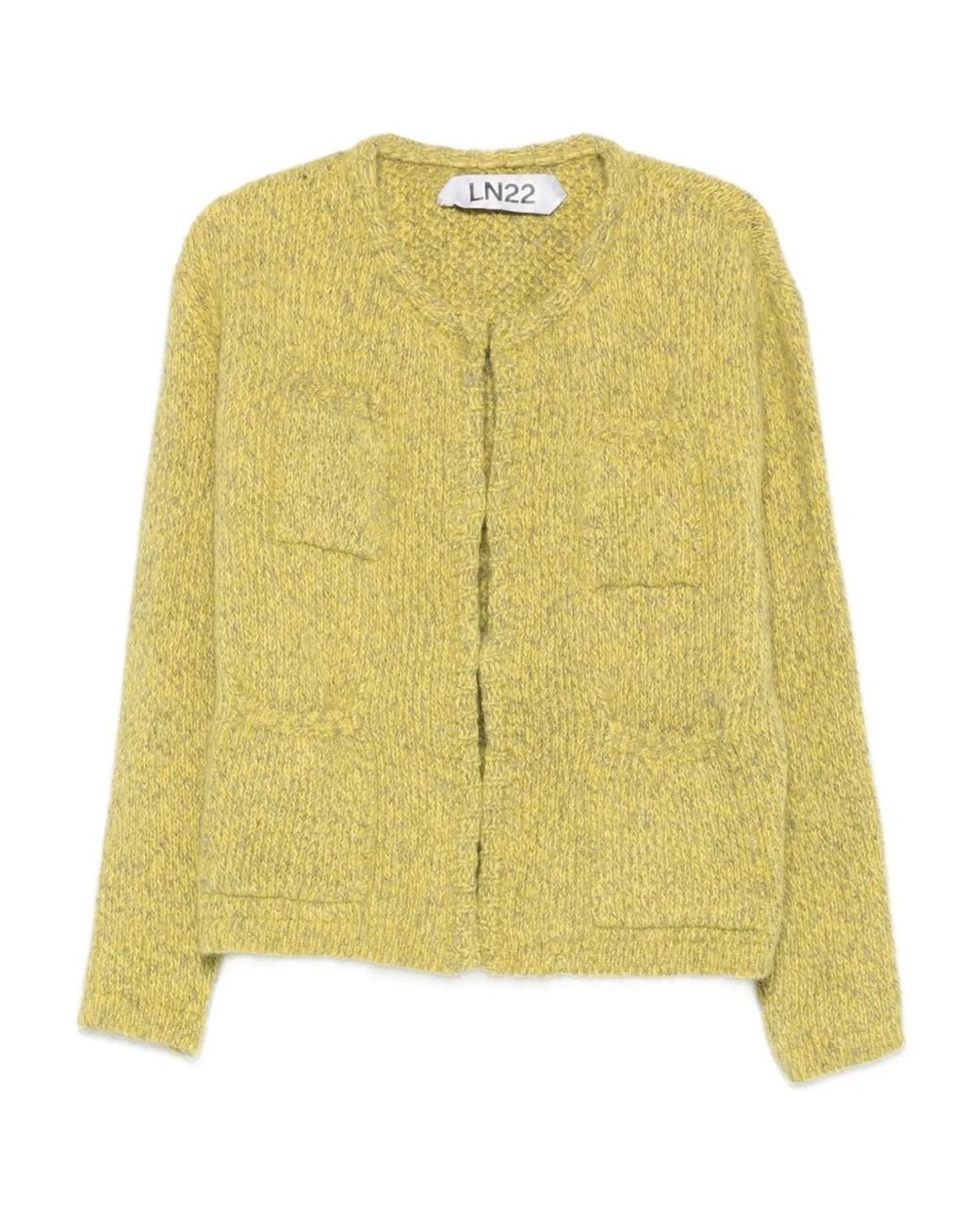 LN22 Yellow Alpaca Wool Polyamide Merino Jacket