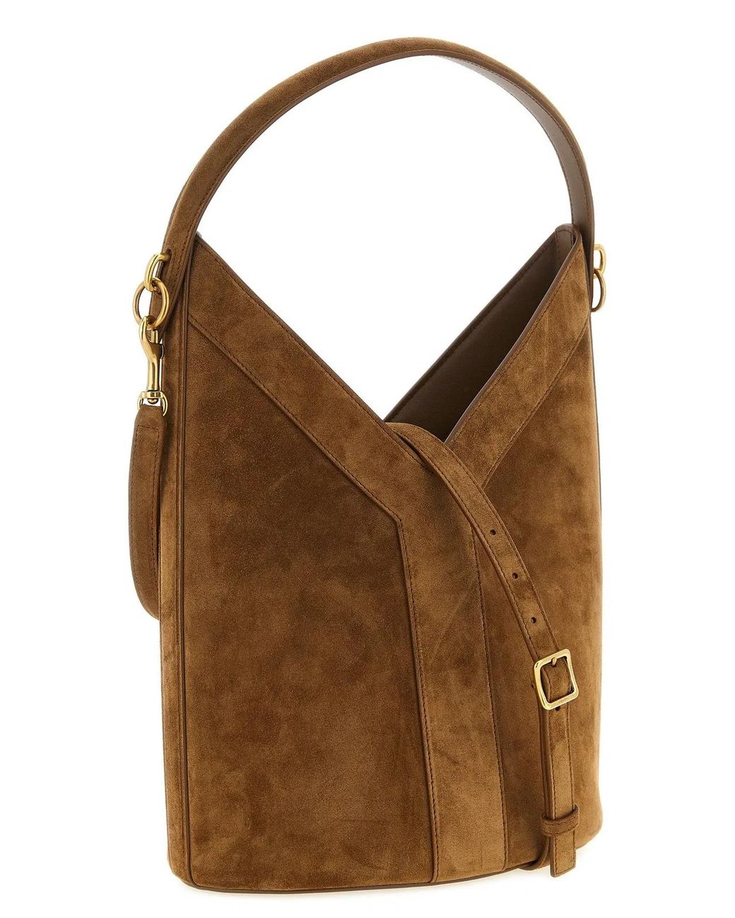 Saint Laurent Brown Saint Laurent Shoulder Bag