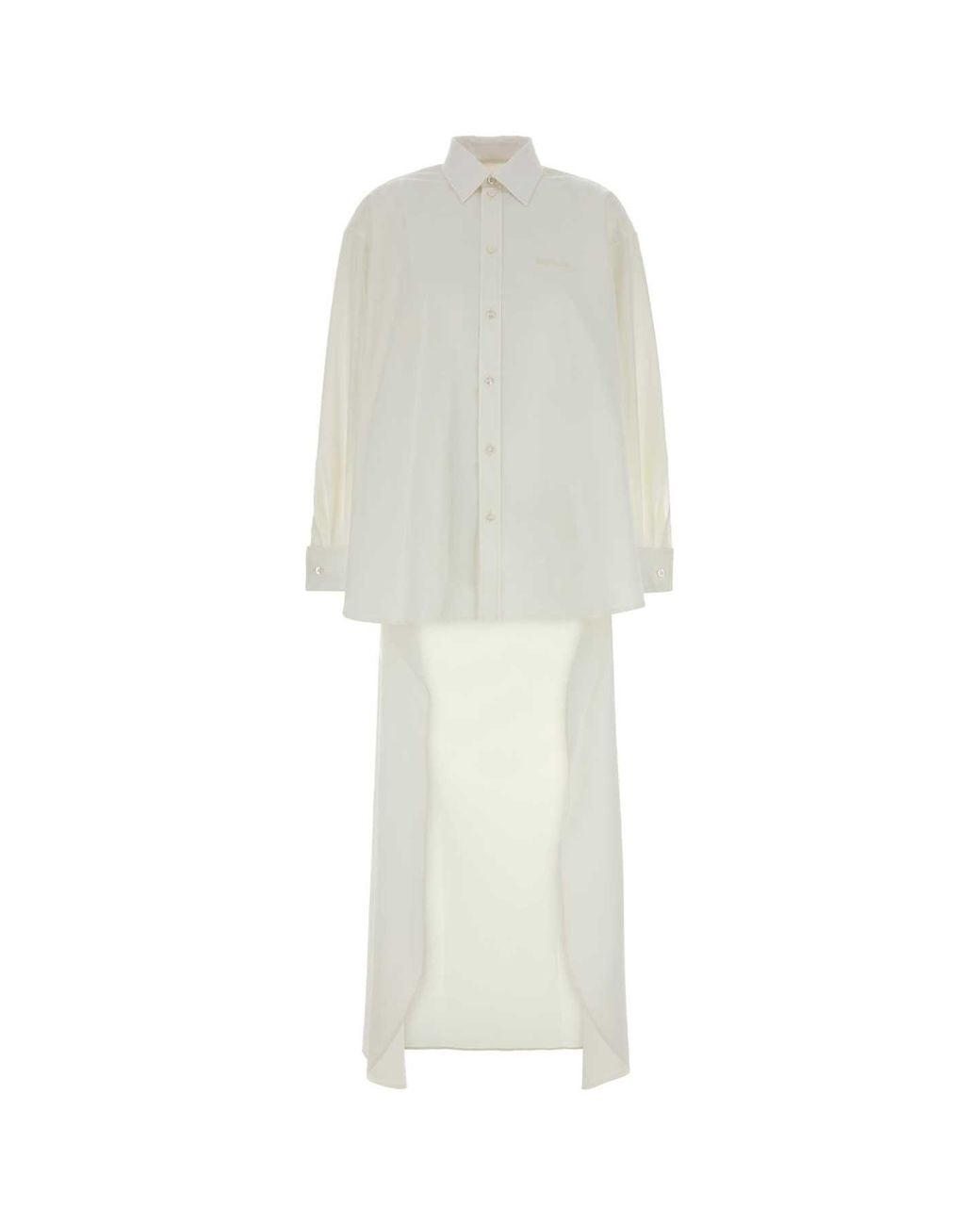 Balenciaga White Poplin Shirt
