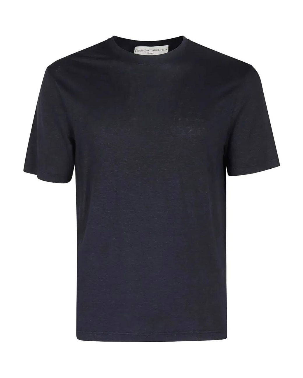 FILIPPO DE LAURENTIIS Black Short Sleeves T-Shirt for men