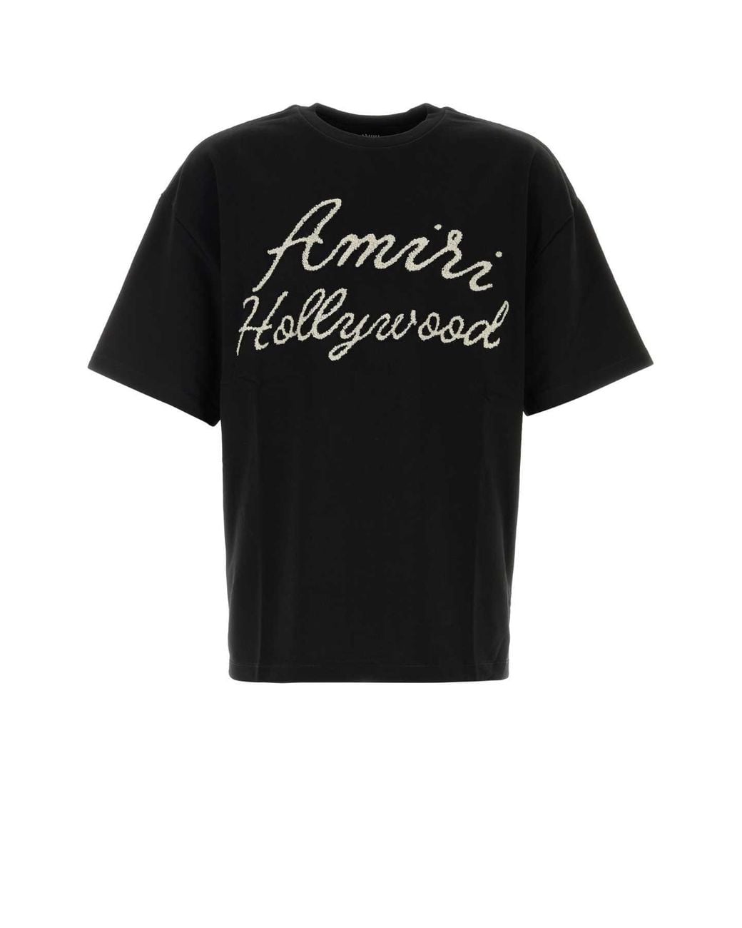 Amiri Black Cotton T-Shirt for men