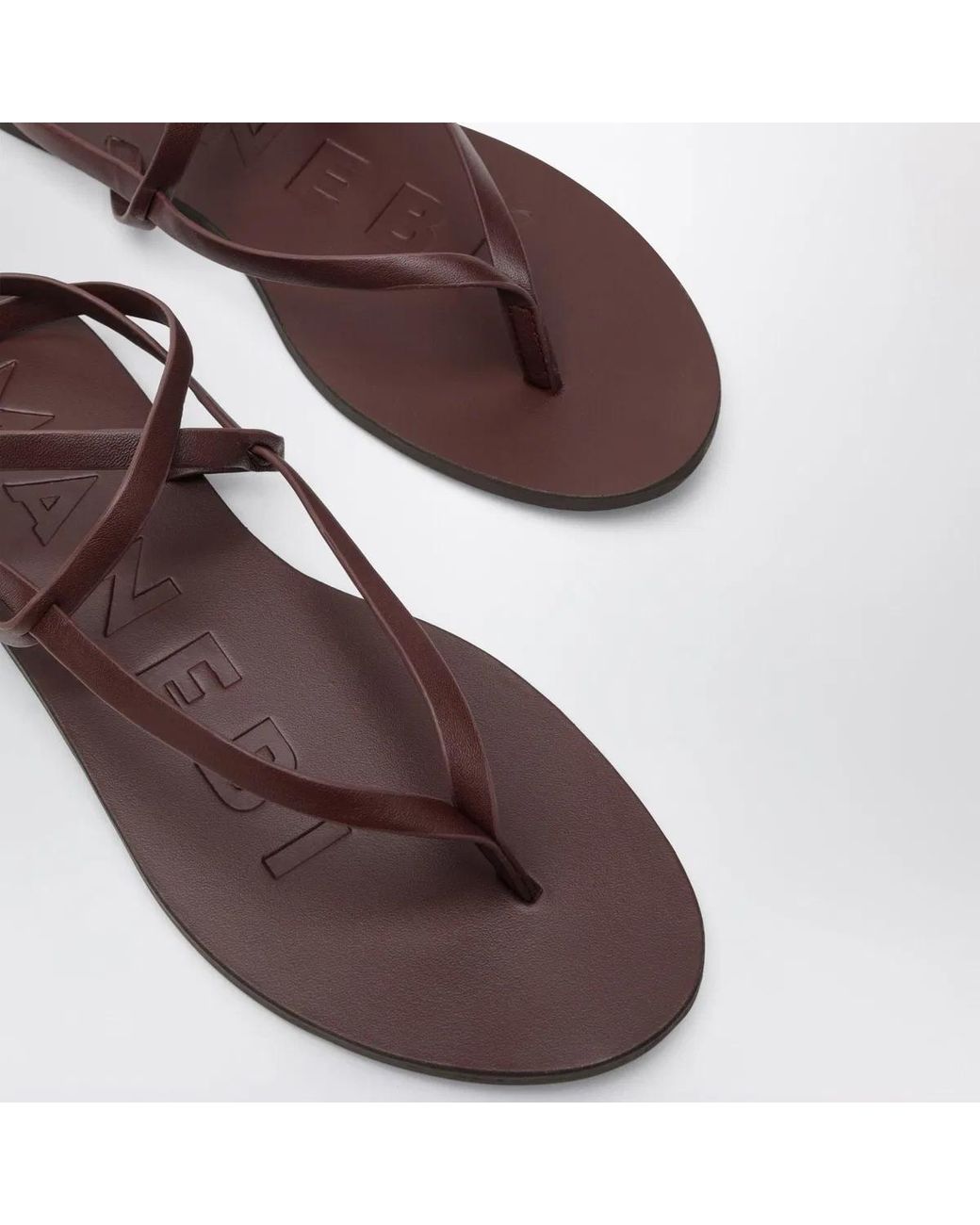 Manebí Brown Manebi Thong Sandals