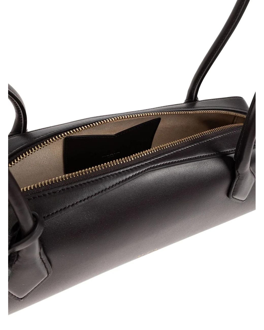 Alaïa Black Alaia Medium Le Teckel Leather Tote Bag