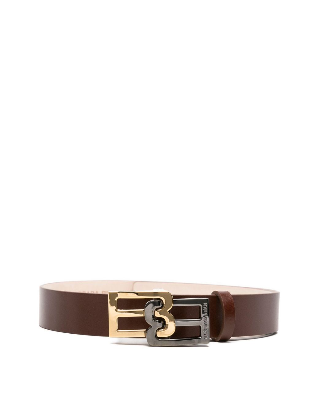 Barbara Bui White Calf Leather Buckle Belt