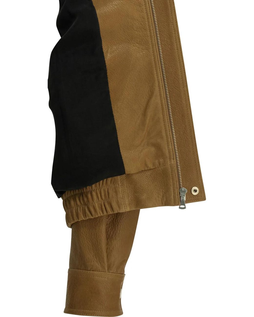 Nour Hammour Green "Dalma" Leather Jacket