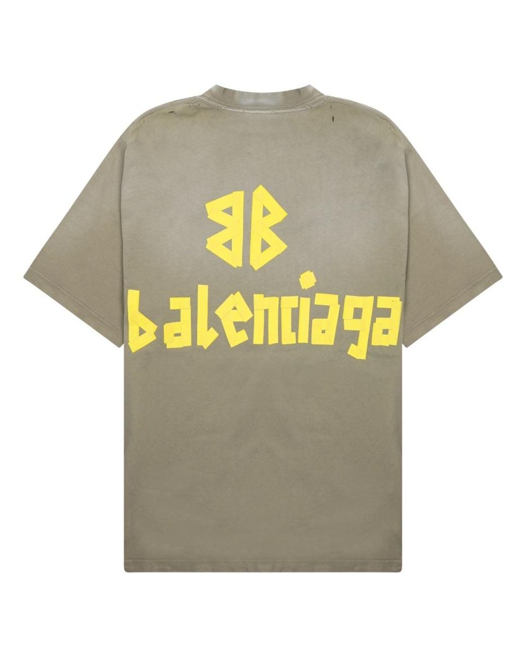 Balenciaga Gray "Tape Type" T-Shirt