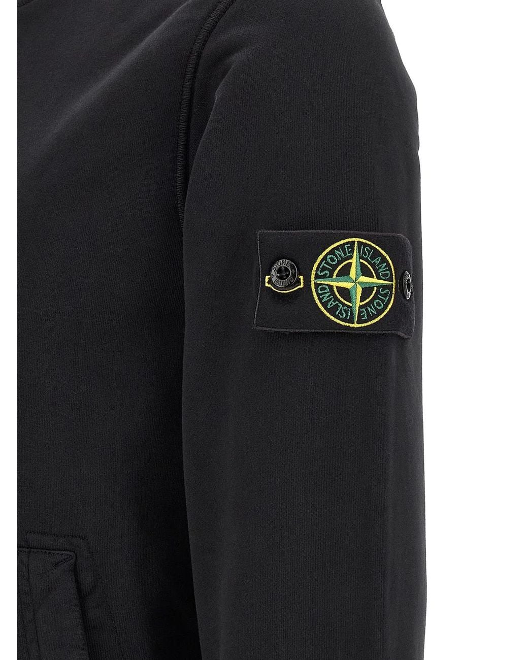 Stone Island Black '6100062' Hoodie for men