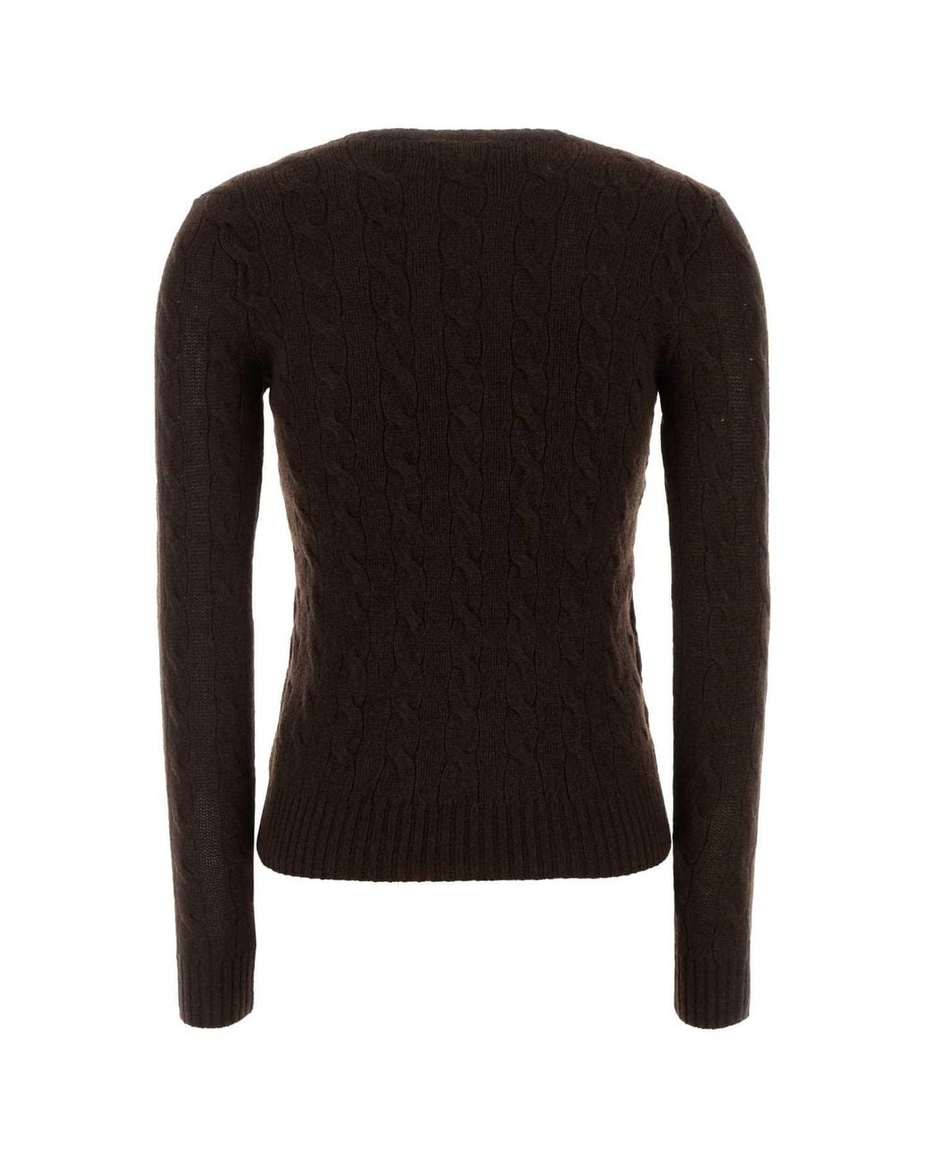 Polo Ralph Lauren Black Dark Wool-Blend Mini Sweater