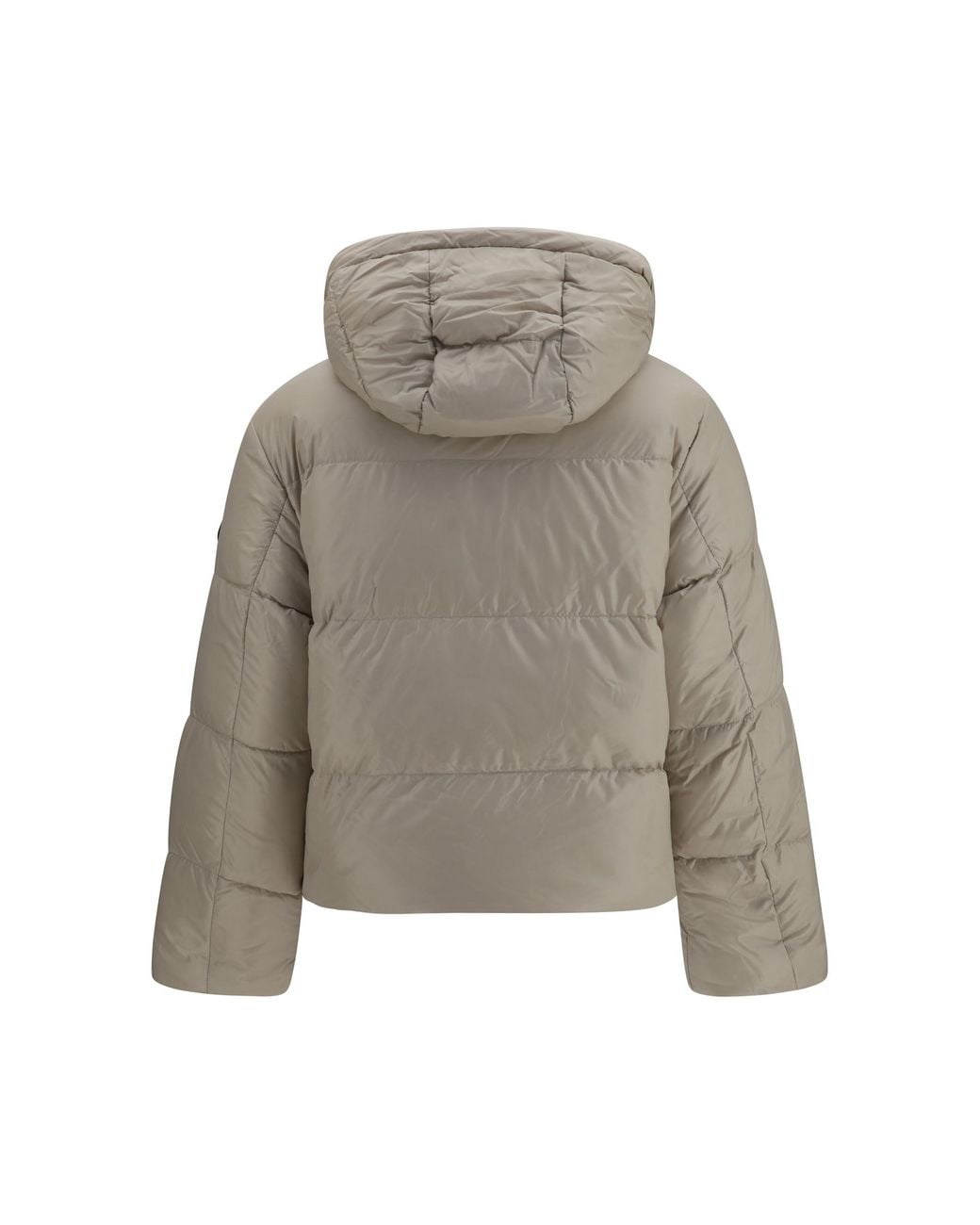 Moose Knuckles Gray Reversible Queens Puffer Jacket
