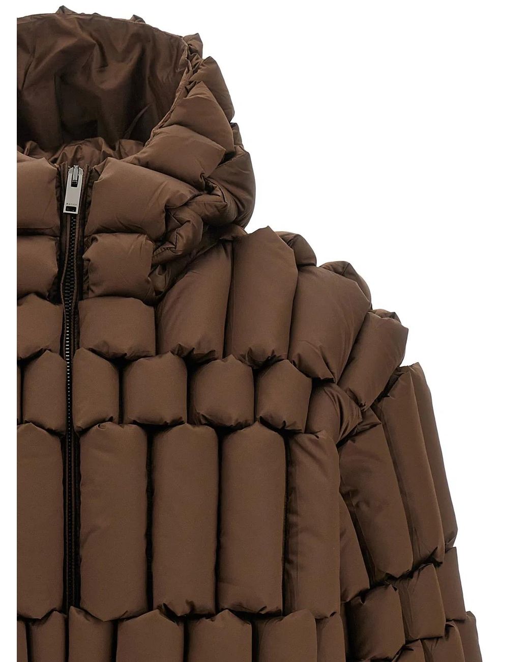 RAXXY Brown 3D Down Jacket