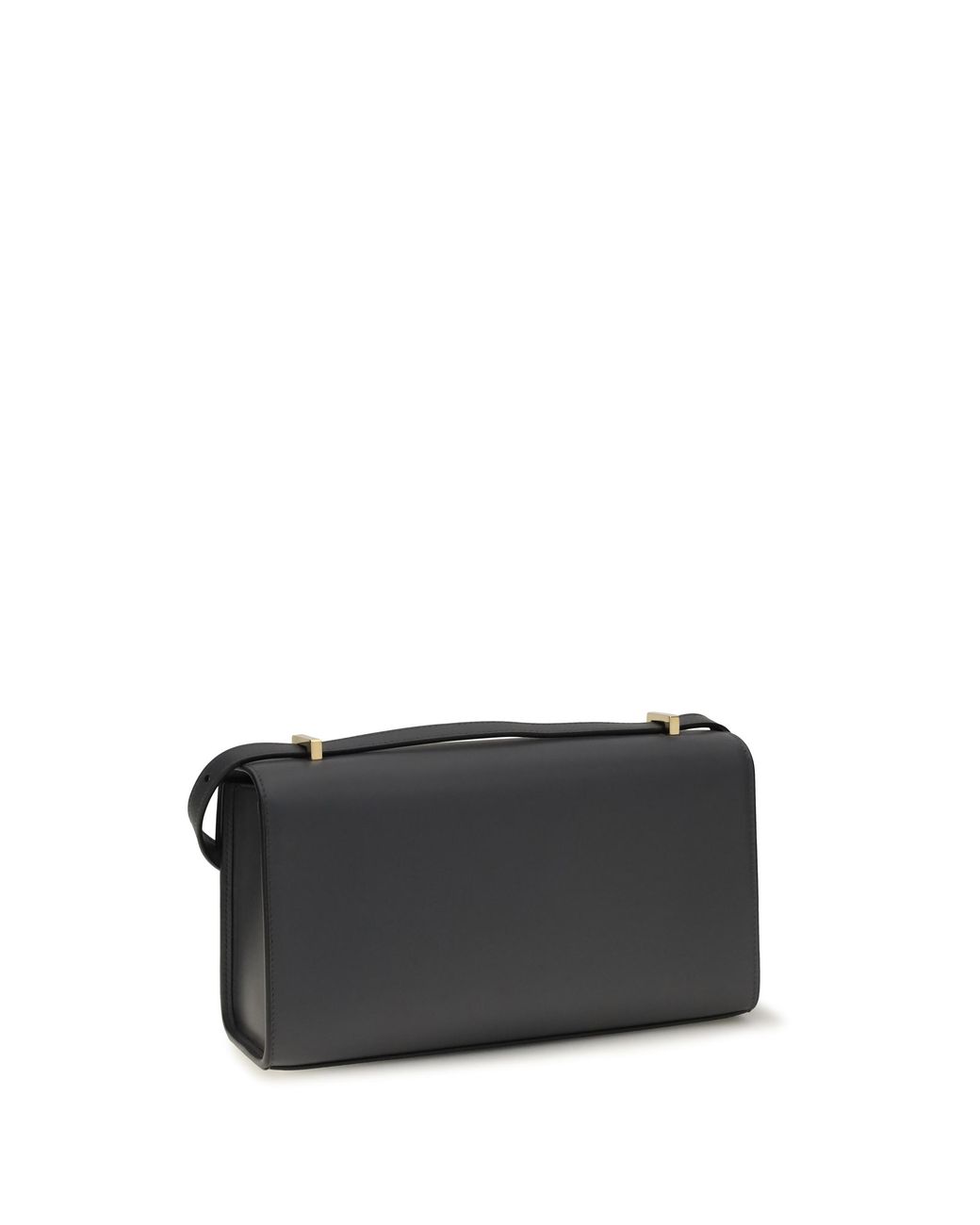 SAVETTE Gray Shoulder Bag Symmetry 26 Calf Leather