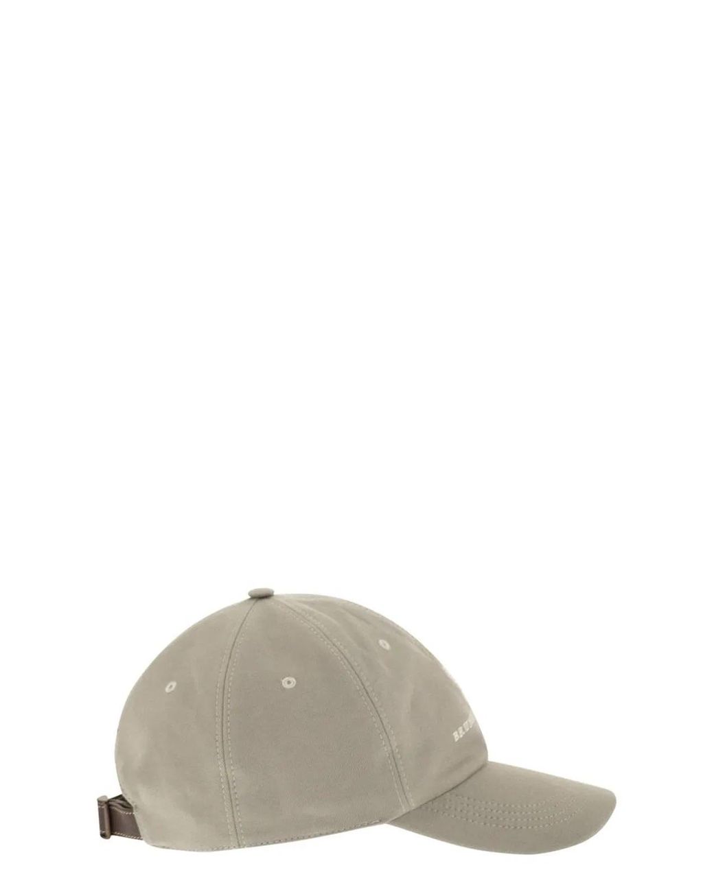 Brunello Cucinelli Gray Baseball Cap for men