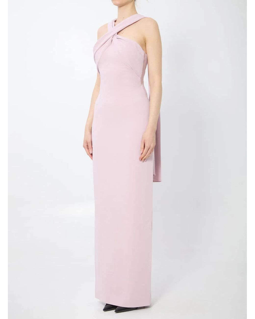 Solace London Pink Rona Maxi Dress