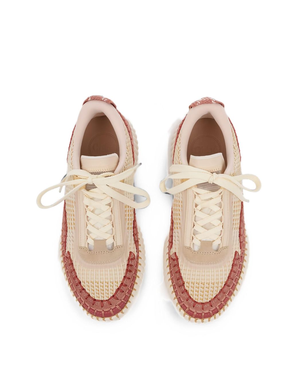 Chloé Pink Nama Sneakers