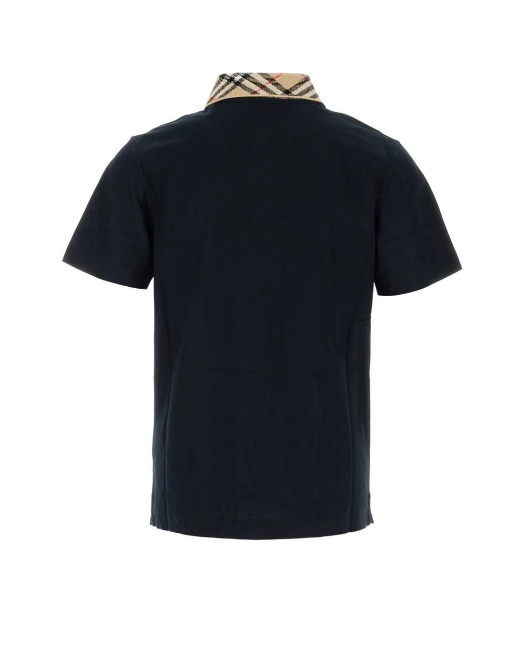 Burberry Black Solid Polo for men