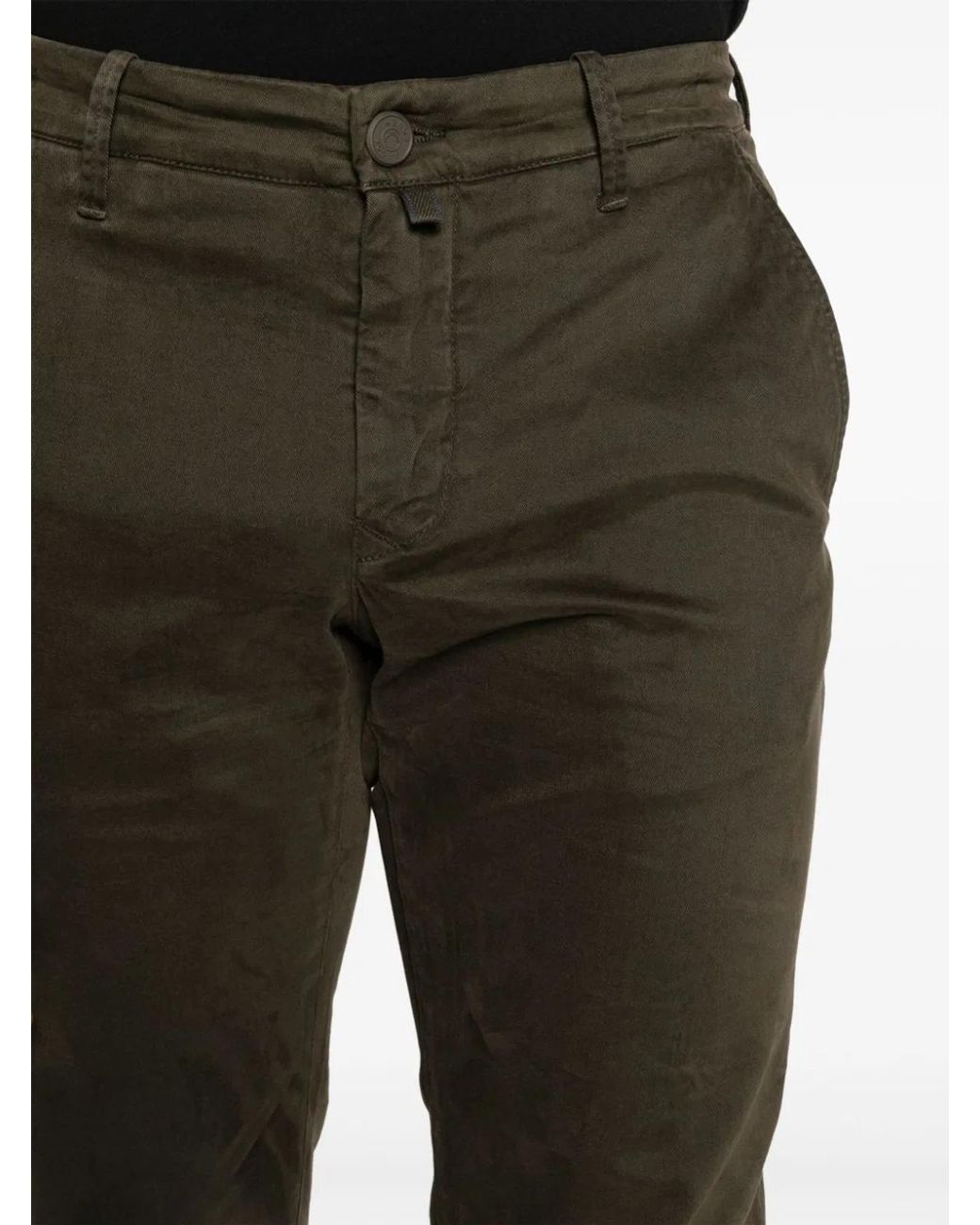Jacob Cohen Gray Stretch Bobby Chino Trousers for men