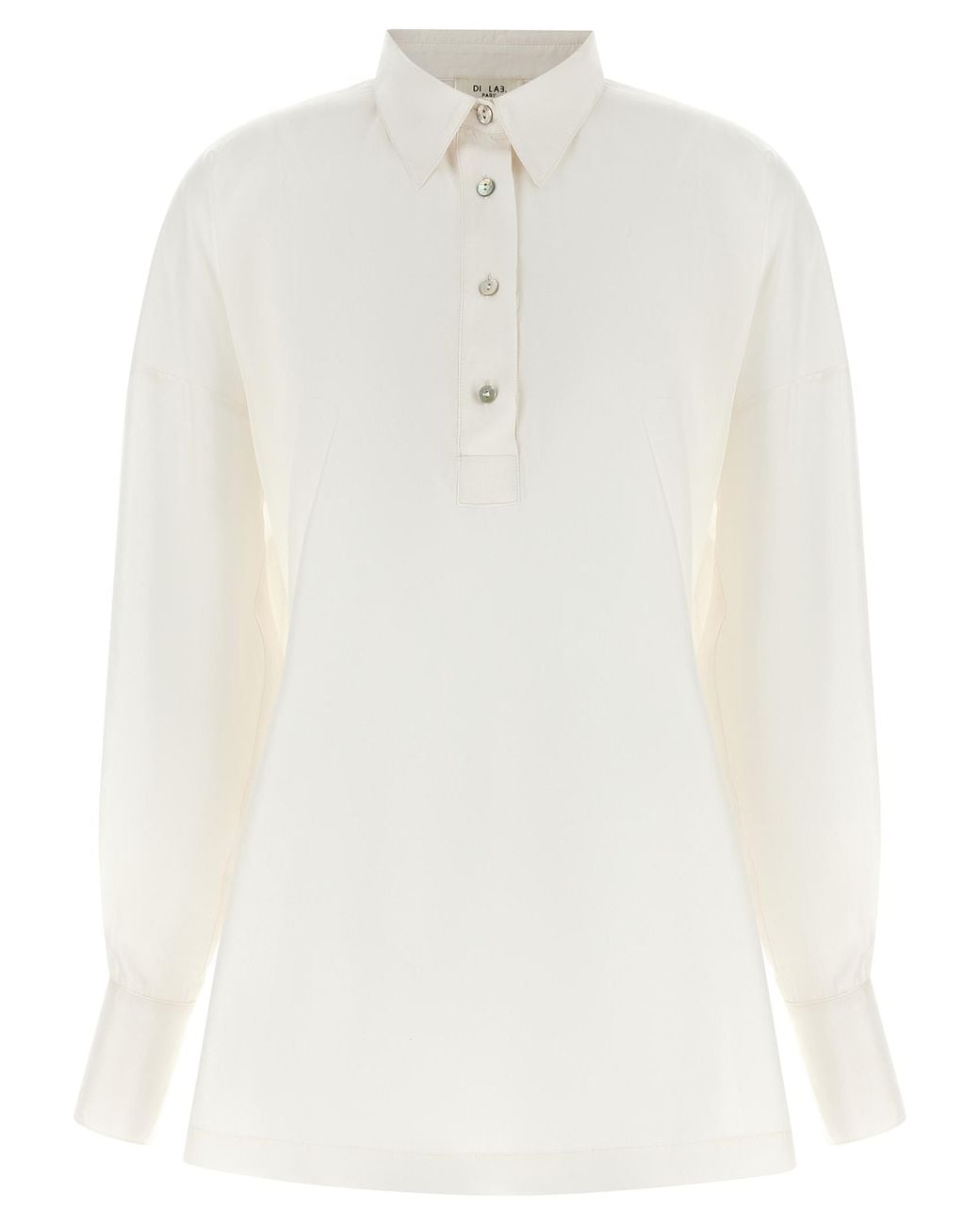 DI.LA3 PARI' White 'Rimborso' Shirt