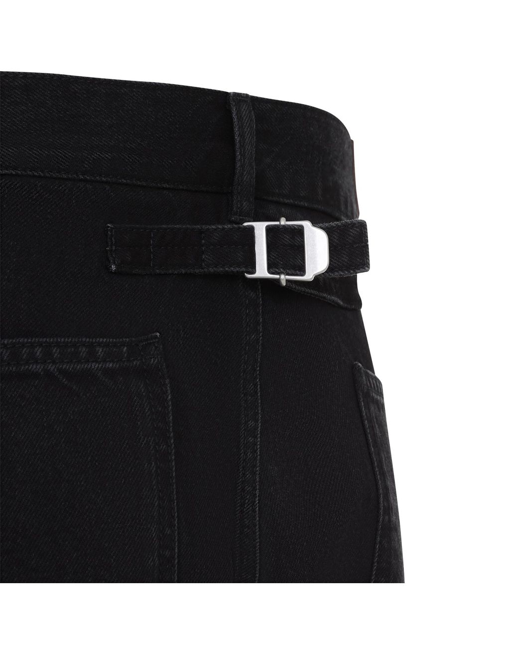 Lemaire Black Straight 5 Pocket Pants for men