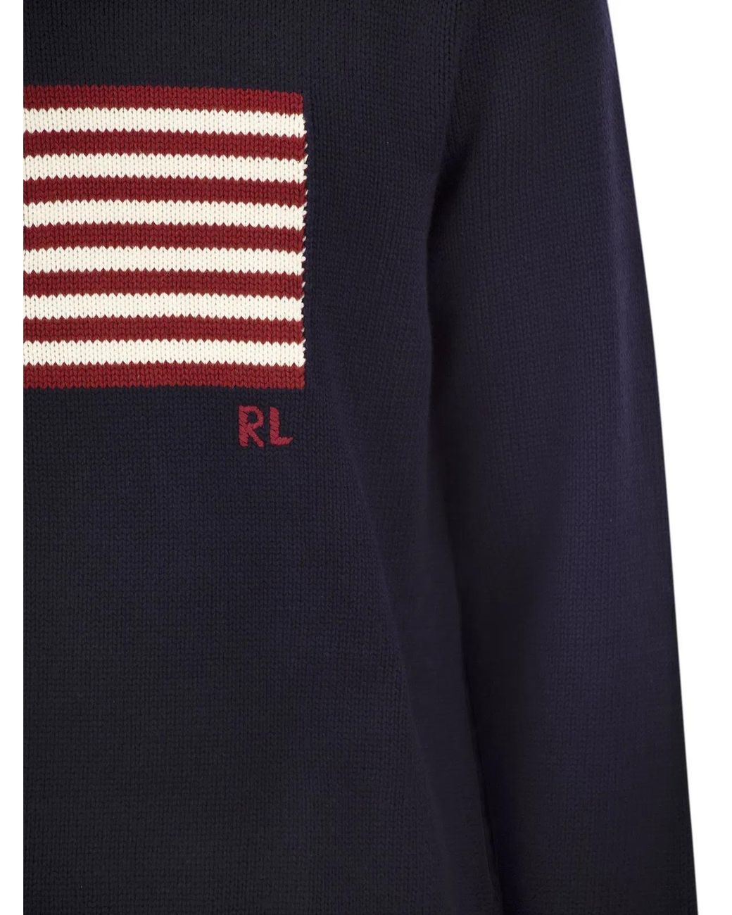 Polo Ralph Lauren Blue Iconic Flag Shirt