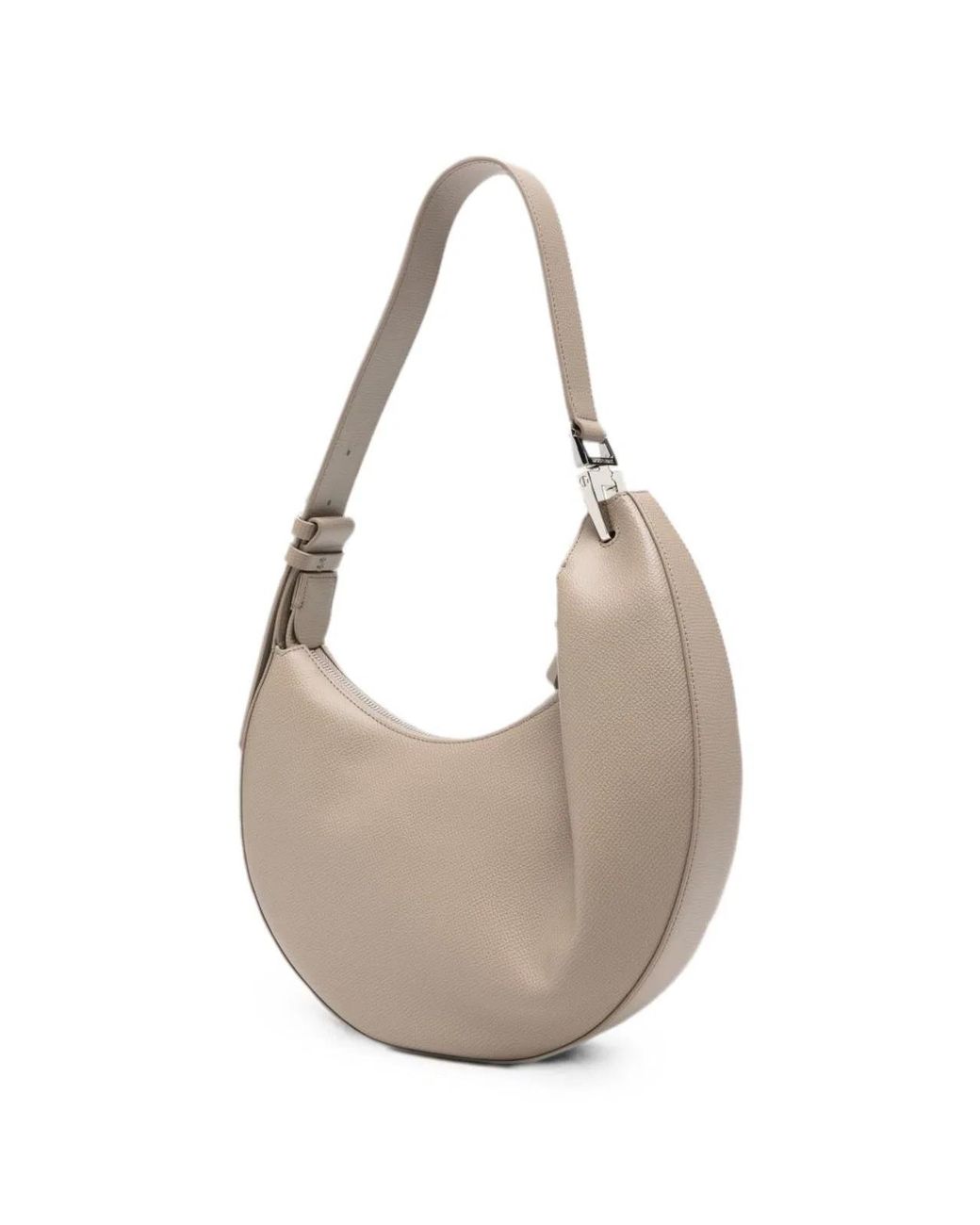Emporio Armani White Medium Leather Hobo Bag
