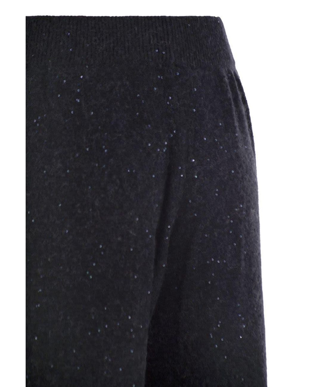 Fabiana Filippi Blue Knitted Trousers