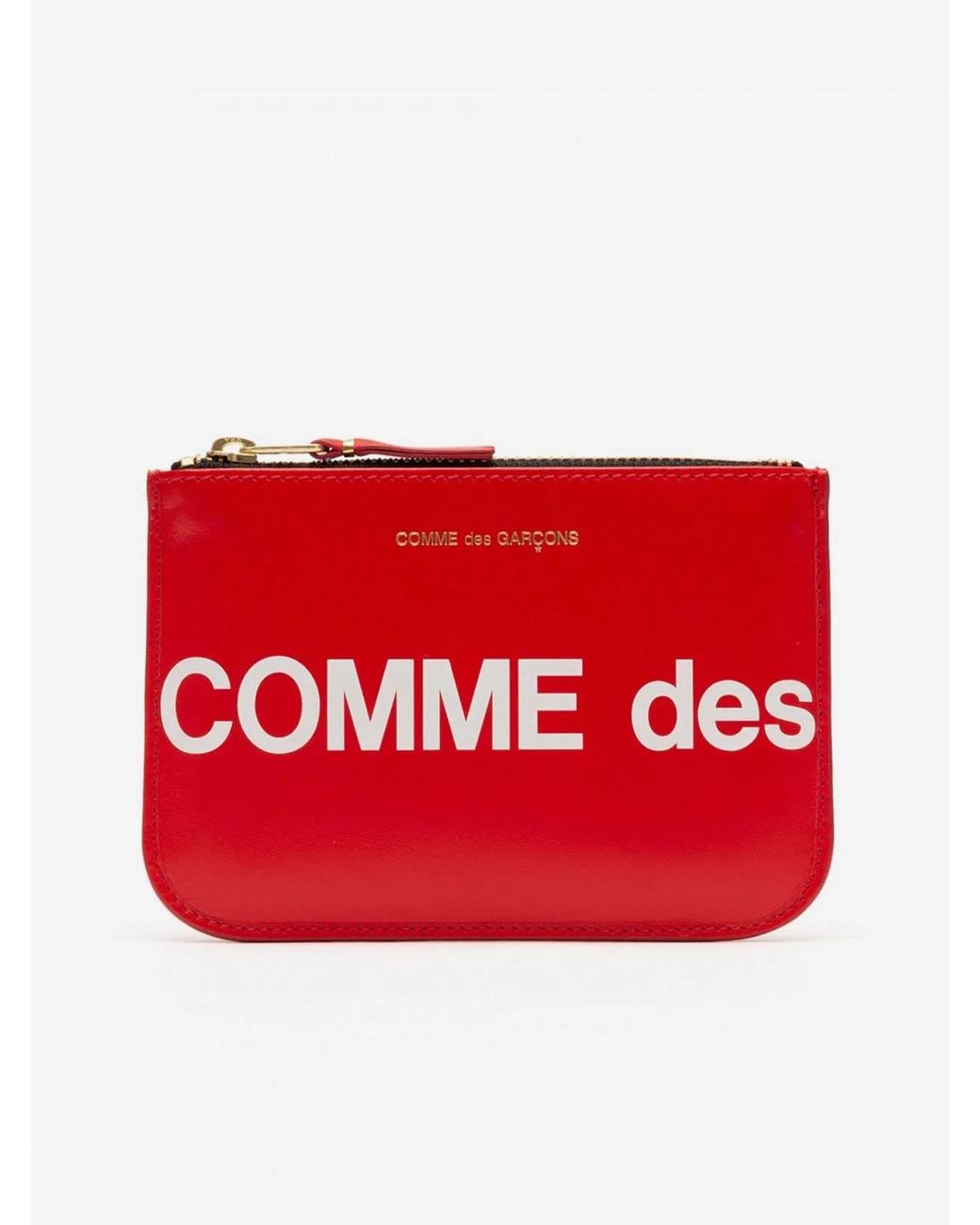 Comme des Garçons Red Huge Logo Wallet for men