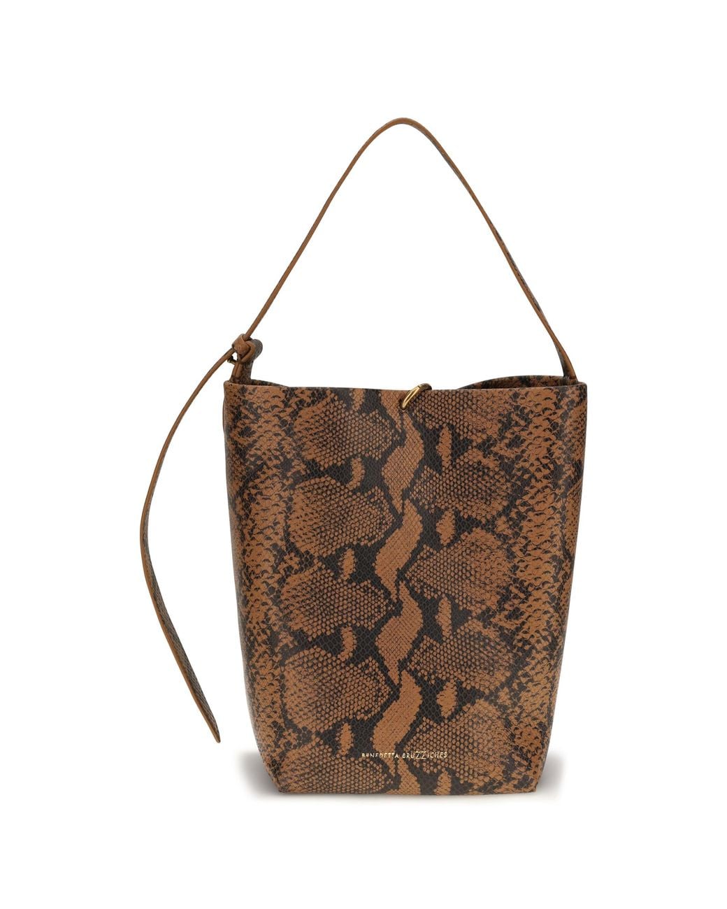 Benedetta Bruzziches Brown Medium Doudou Tout Le Jour Bucket Bag