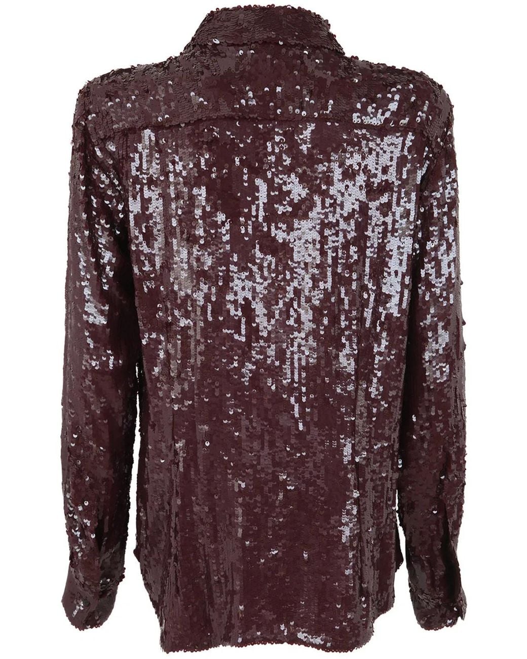 Dries Van Noten Purple 01630 Chowy Emb 7351 Shirt